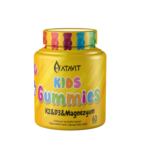 Atavit Kids K2D3 Magnezyum Gummies 60 Adet