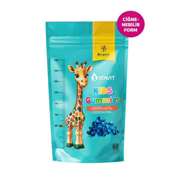 Atavit Kids L-Arjinin Multivitamin Gummies 60 Adet