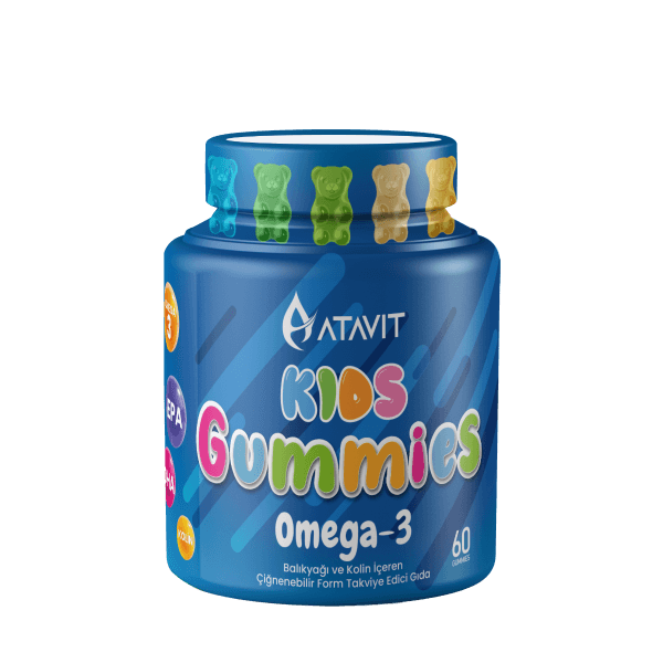 Atavit Kids Omega-3 Balık Yağı Gummies 60 Adet