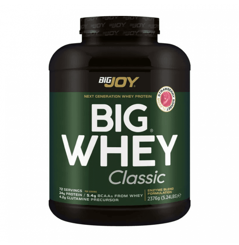 Bigjoy BigWhey Classic Whey Protein Çilek 2376 gram
