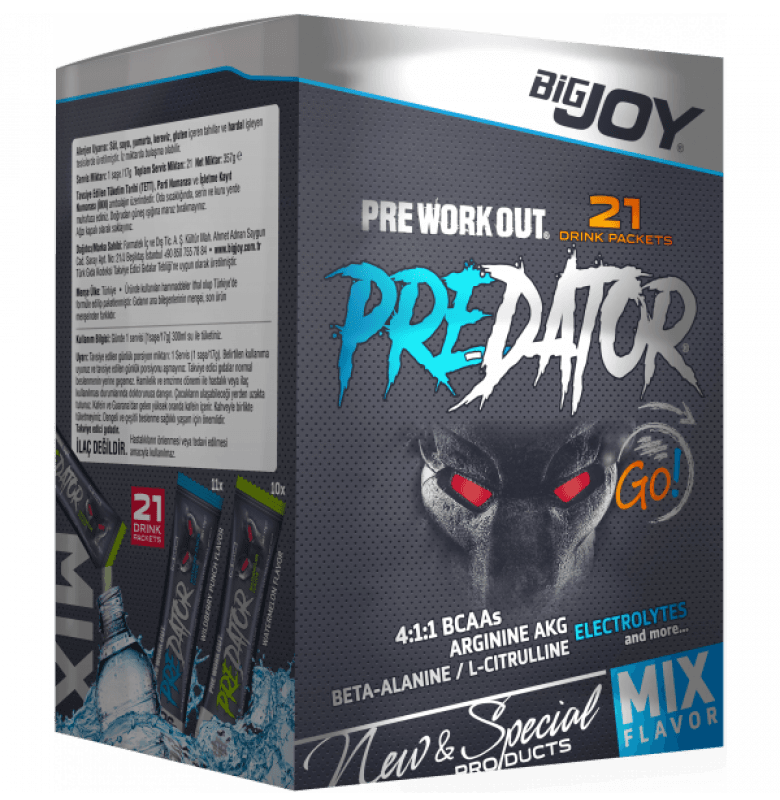 Bigjoy Predator Go! Mix 21 Adet x 17 gr. (357gr.)