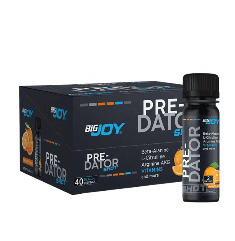 Bigjoy Predator Shot Portakal 20 Adet x 60 ml.
