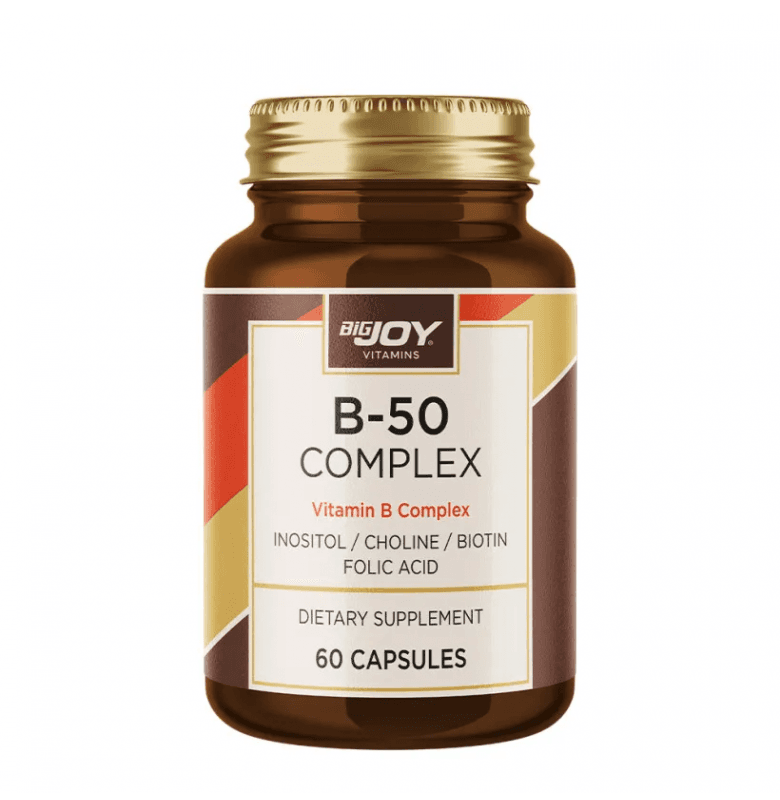 Bigjoy Vitamins B-50 Complex 60 Kapsül