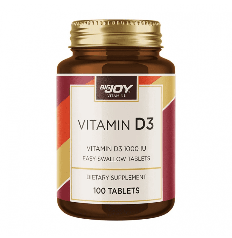 Bigjoy Vitamins Vitamin D3 1000 iu 100 Tablet