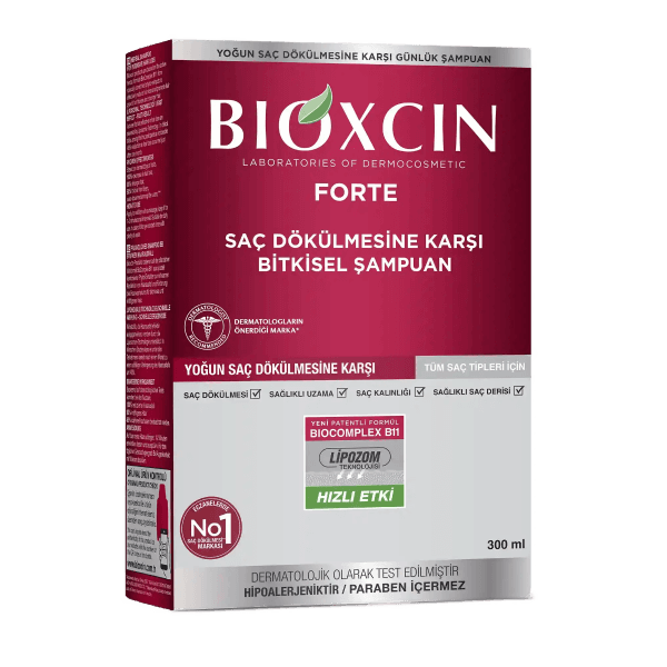Bioxcin Forte Saç Dökülmesine Karşı Bakım Şampuanı 300 ml