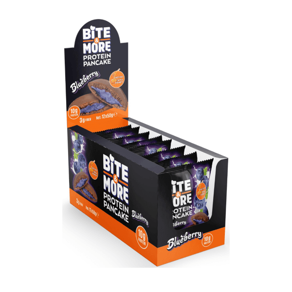 Bite More Proteinli Pankek Blueberry 50 gr 12 Adet