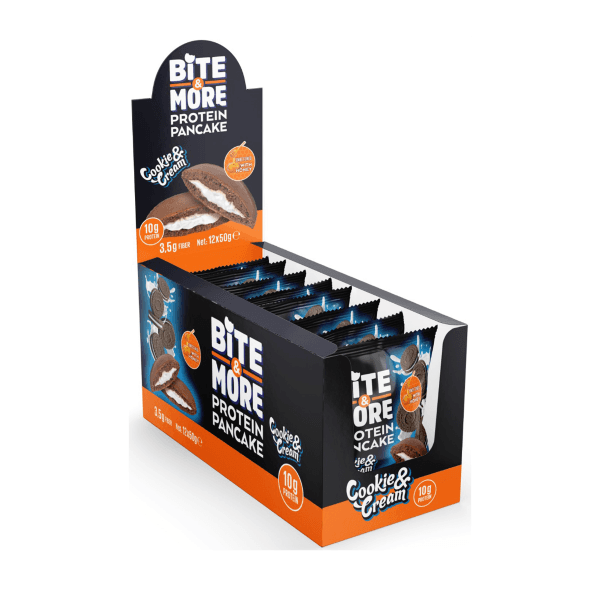 Bite More Proteinli Pankek Cookie Cream 50 gr 12 Adet