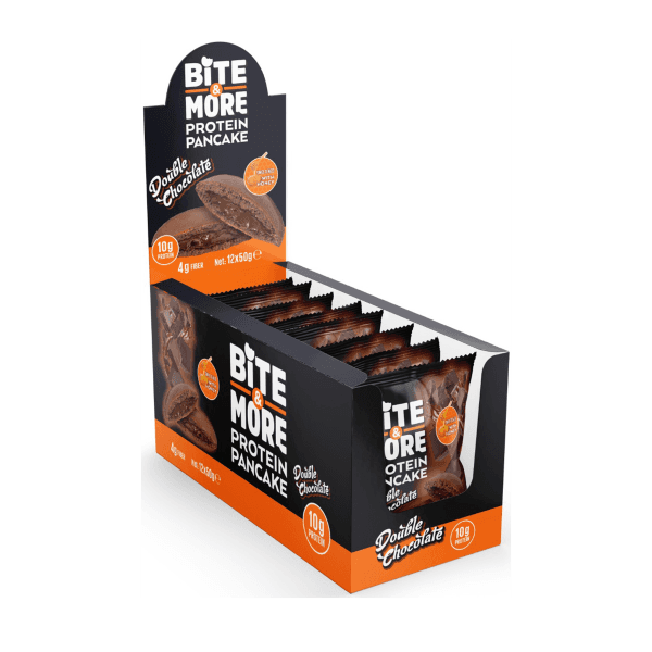Bite More Proteinli Pankek Double Chocolate 50 gr 12 Adet
