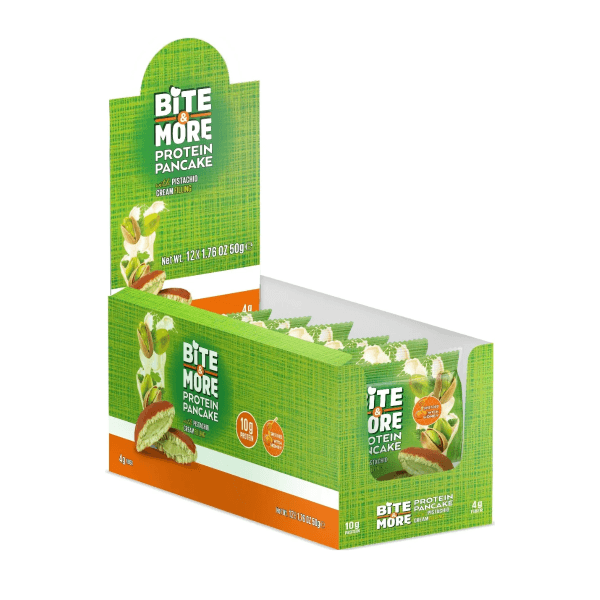 Bite More Proteinli Pankek Pistachio Cream 50 gr 12 Adet