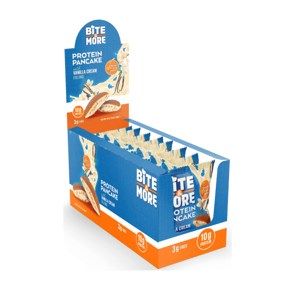 Bite More Proteinli Pankek Vanilla Cream 50 gr 12 Adet