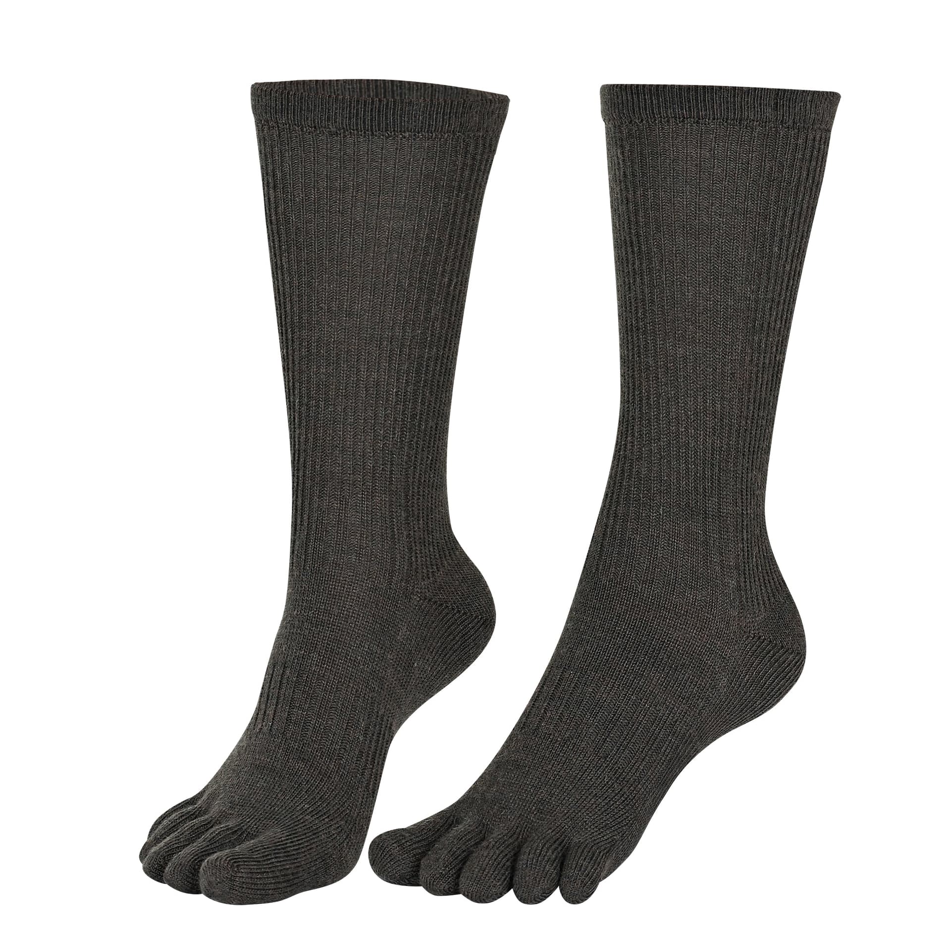 BRUGES Merino Yünlü Mantar ve Koku Önler Parmaklı Çorap 1 Çift Paket Yeşil