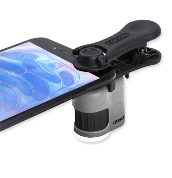 Carson MM-380 MicroMini™ 20x Cep Mikroskobu + Telefon Adaptörü