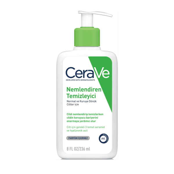 CeraVe Normal Ve Kuru Ciltler İçin Nemlendiren Temizleyici 236 ml