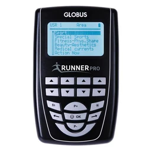 Globus Runner Pro Elektrostimülatör – 4 Kanallı – Koşucu Eğitimi, Kas Performansını ve İyileşmeyi Artırın.