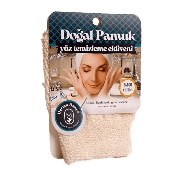 Derma Banyo Cotton Yüz Temizleme Eldiveni B3515
