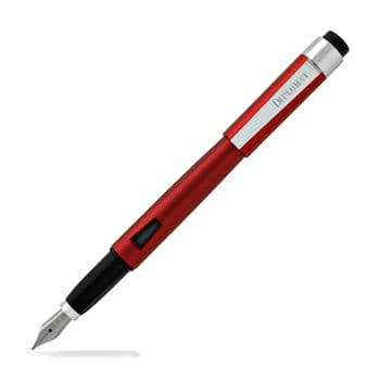 Diplomat D40905028 Magnum Soft Touch Kırmızı Dolma Kalem, Bold Uç