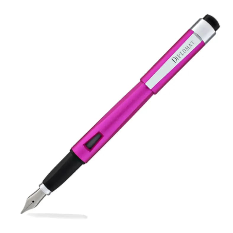 Diplomat D40909025 Magnum Soft Touch Fuşya Dolma Kalem, Medium Uç
