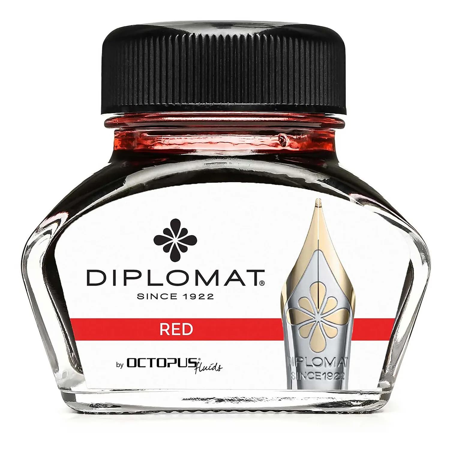 Diplomat D41001005 30ml Kırmızı Mürekkep