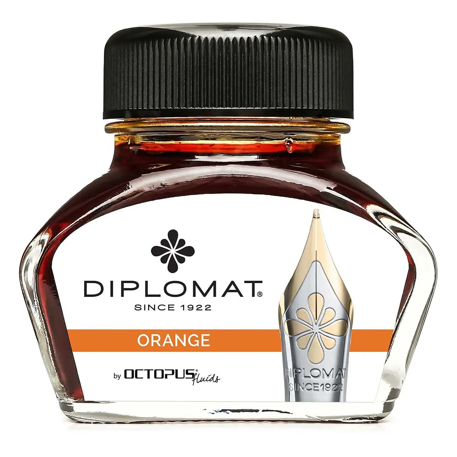 Diplomat D41001059 30ml Turuncu Mürekkep