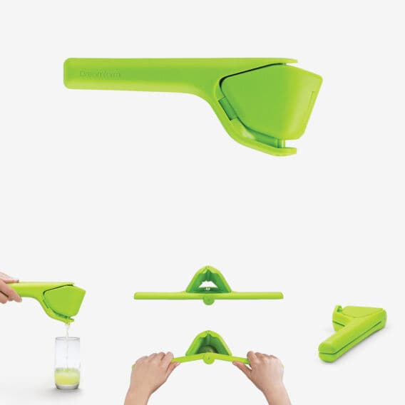 Dreamfarm Fluicer Katlanır Pratik 23cm Narenciye Sıkacağı, Yeşil