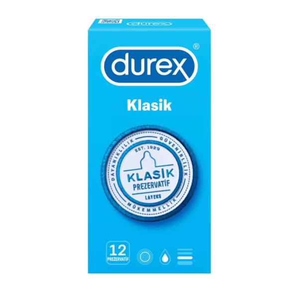Durex Klasik Prezervatif 12 Adet