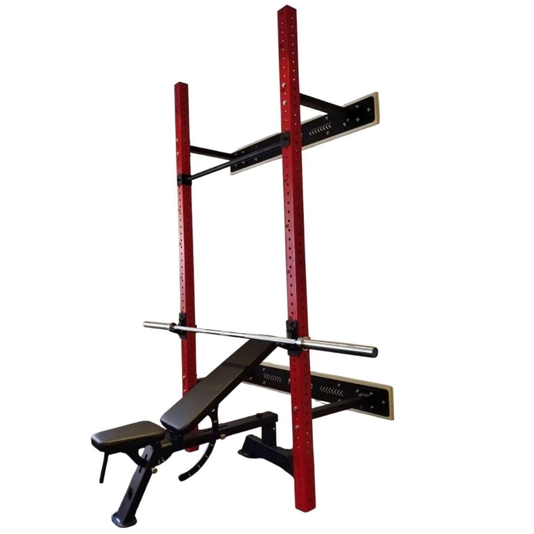 Duvara Monte Katlanır Squat İstasyonu - 80x80 Profil