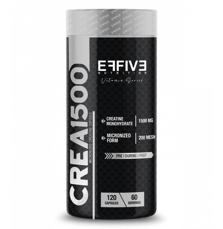 Effive Nutrition Crea1500 Kreatin Kapsül Aromasız 120 Kapsül