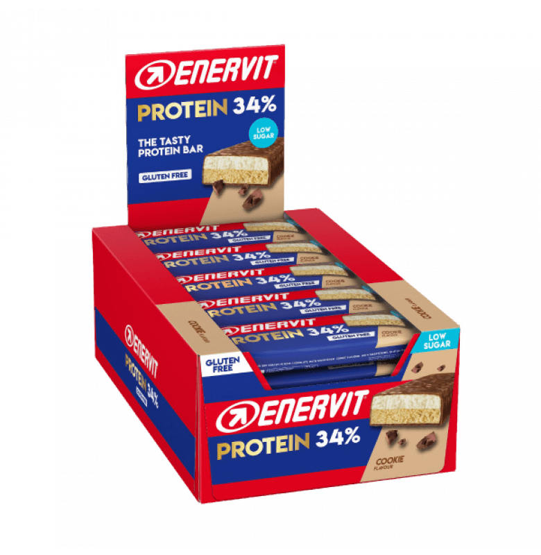 Enervit Low Sugar Protein Bar Kurabiye 25 Adet x 55 gram