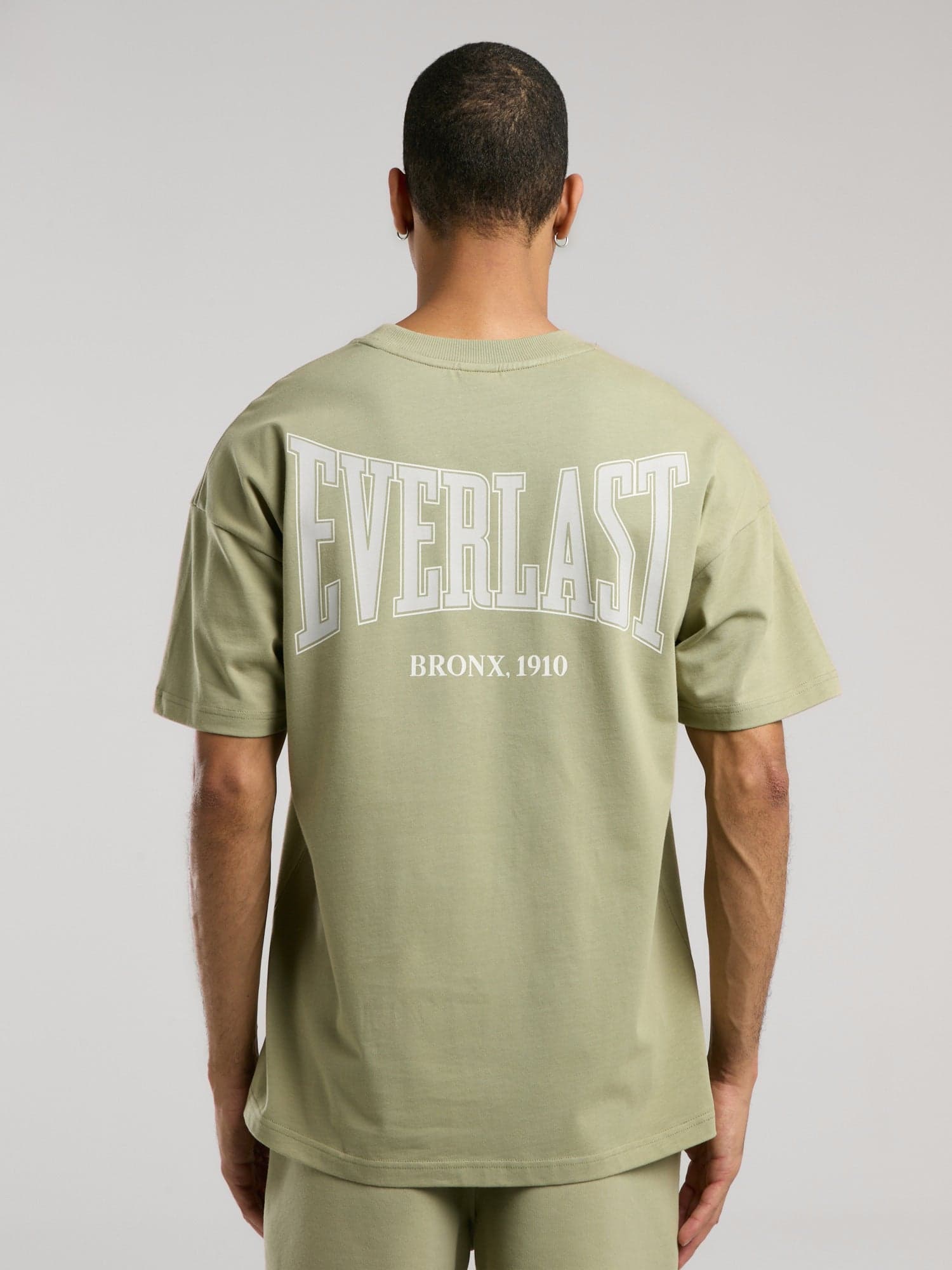 Ever Classics Oversize Arkası Baskılı Yeşil Erkek Tişört