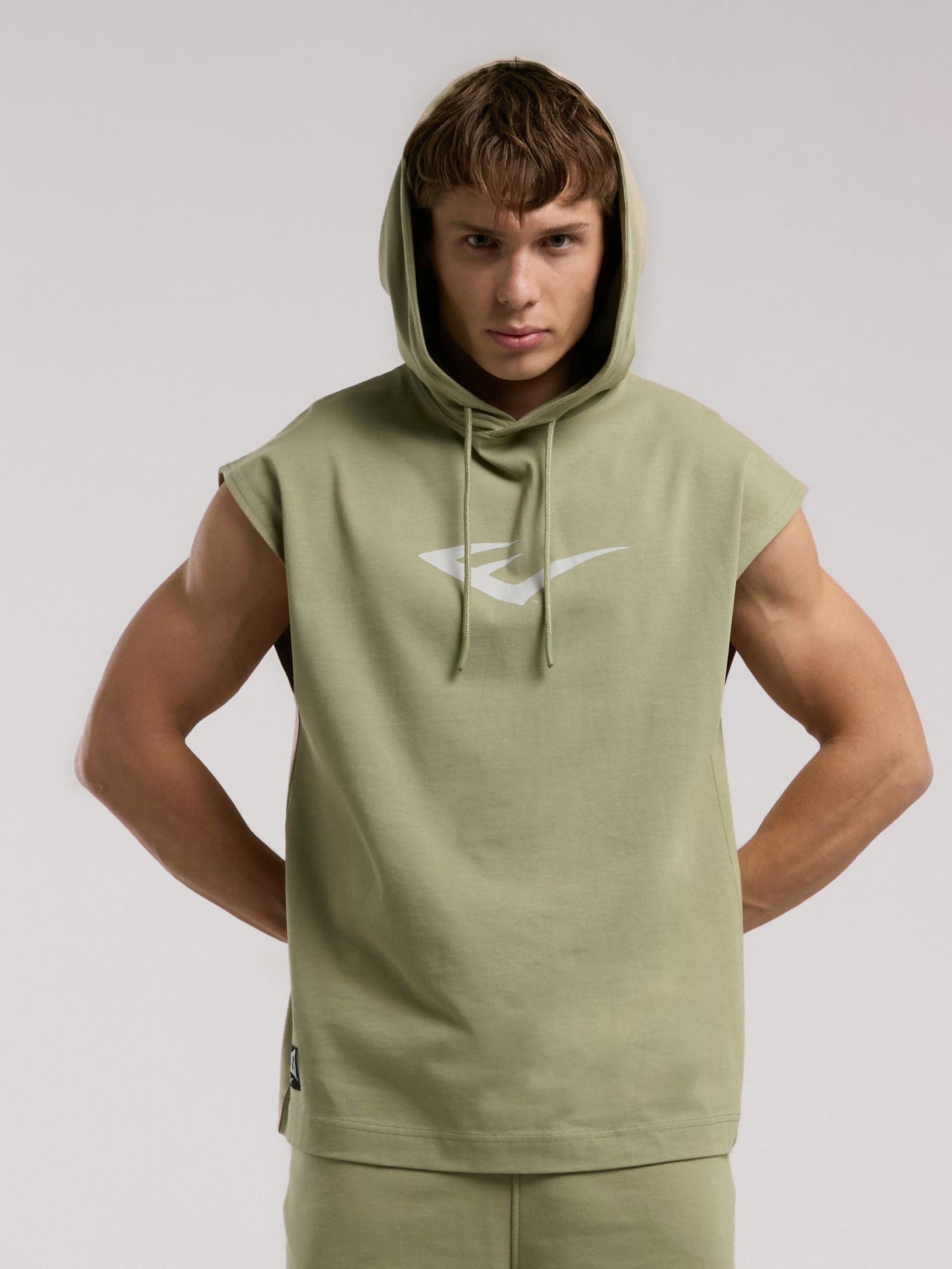 Ever Classics Oversize Yeşil Erkek Kolsuz Sweatshirt