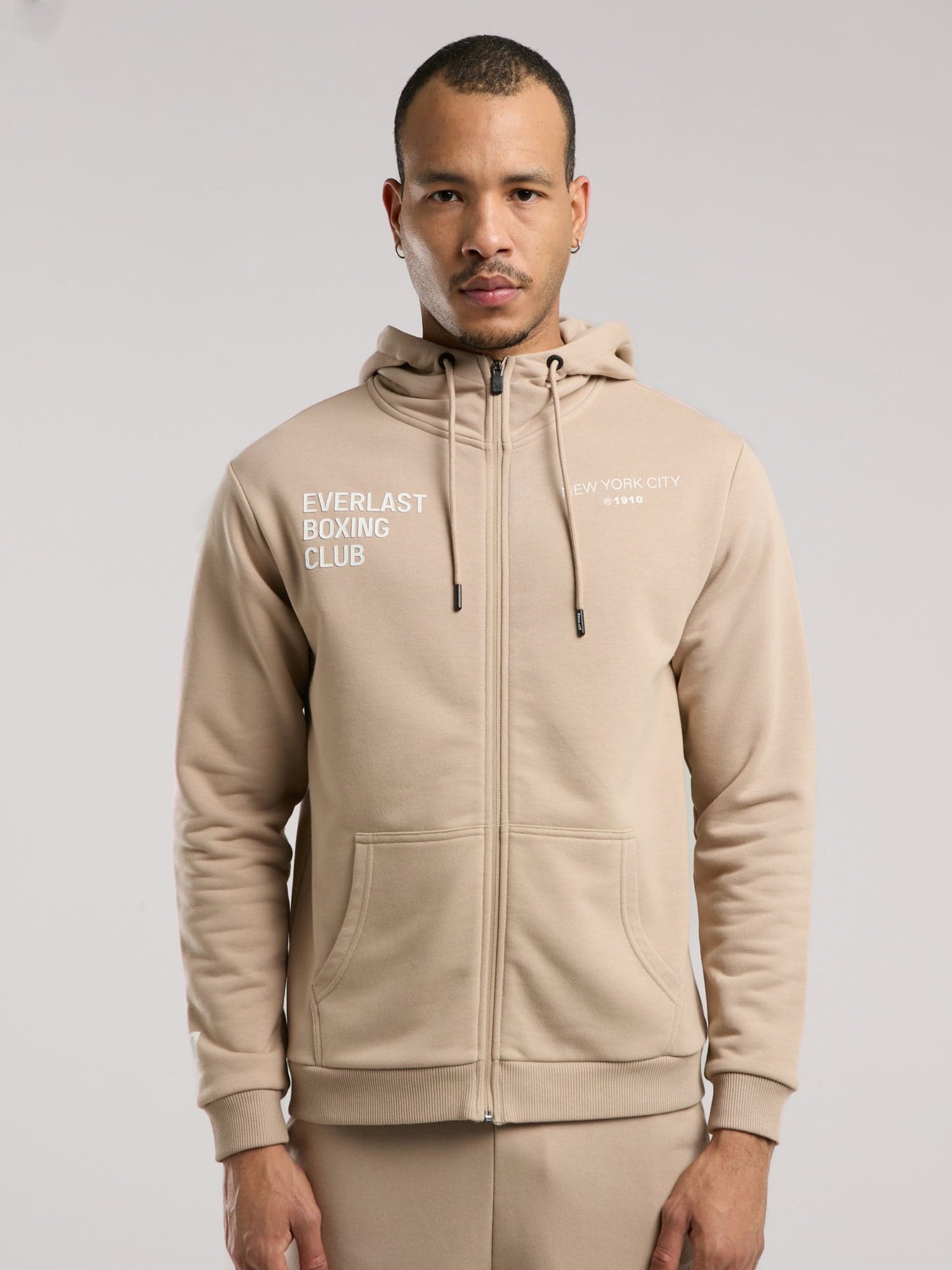 Everlast Boxing Club Regular Kum Erkek Full Zip Kapüşonlu Sweatshirt