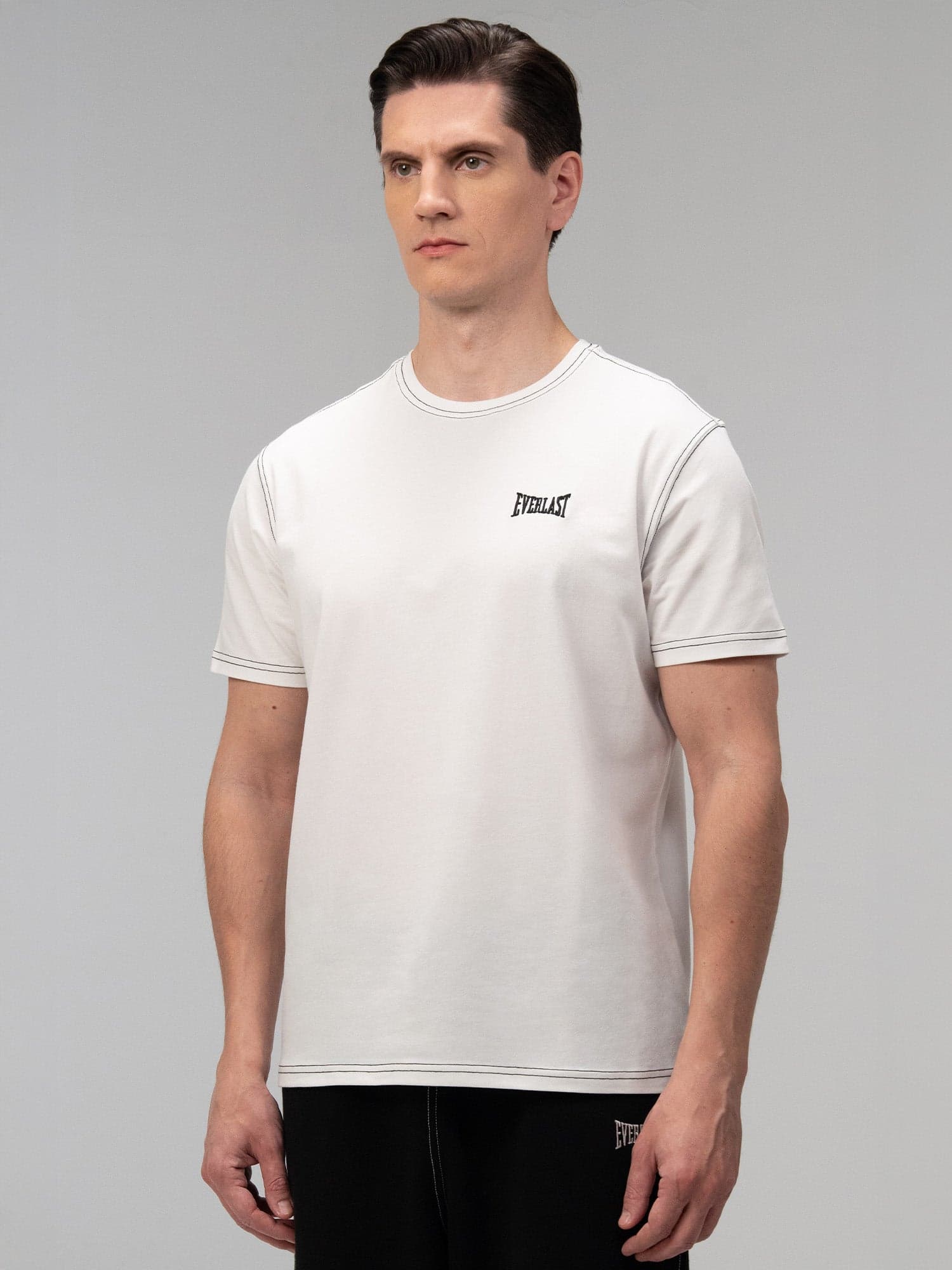 Everlast Dot Collection Regular Beyaz Erkek Tişört