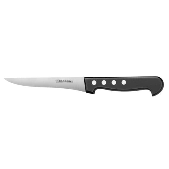 Fischer 315 14cm 4 Perçinli Kemik Sıyarma Bıçağı, Siyah