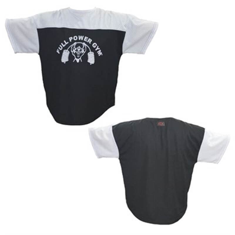 Full Power Gym Ragtop Tişört Siyah Beyaz