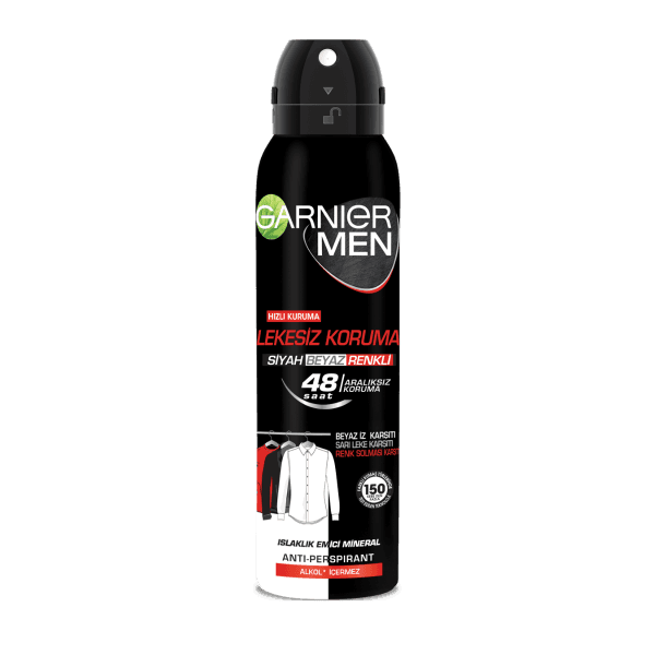 Garnier Men Lekesiz Koruma Aerosol Deodorant 150 Ml