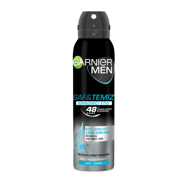 Garnier Men Saf Ve Temiz 48 Saat Deodorant 150 Ml