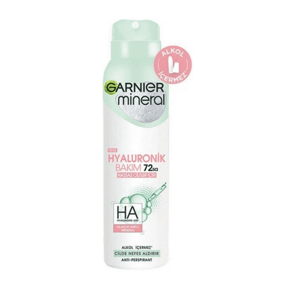 Garnier Woman Mineral Hyaluronik Bakım Sprey Deodorant 150 Ml