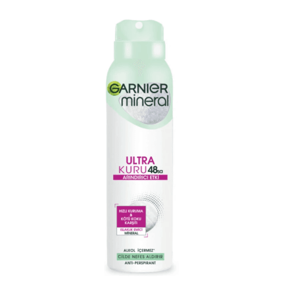 Garnier Woman Mineral Ultra Kuru Sprey Deodorant 150 Ml