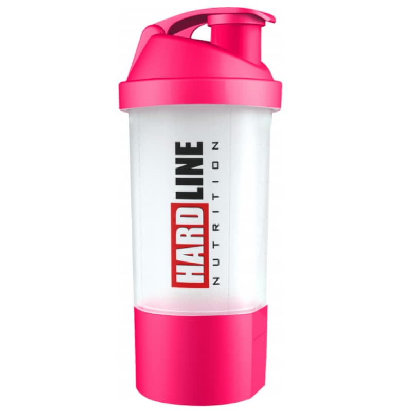 Hardline Hazneli Shaker Pembe 600 ml.