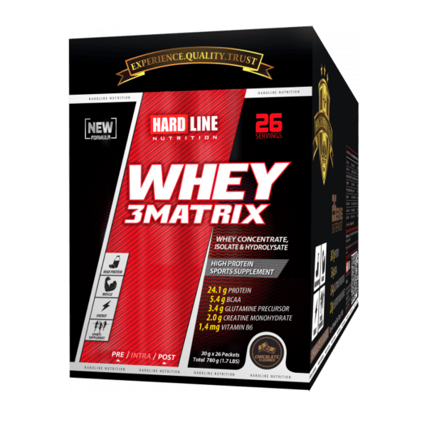 Hardline Whey 3Matrix 30 Gr 26 Adet Çikolata 780 Gr