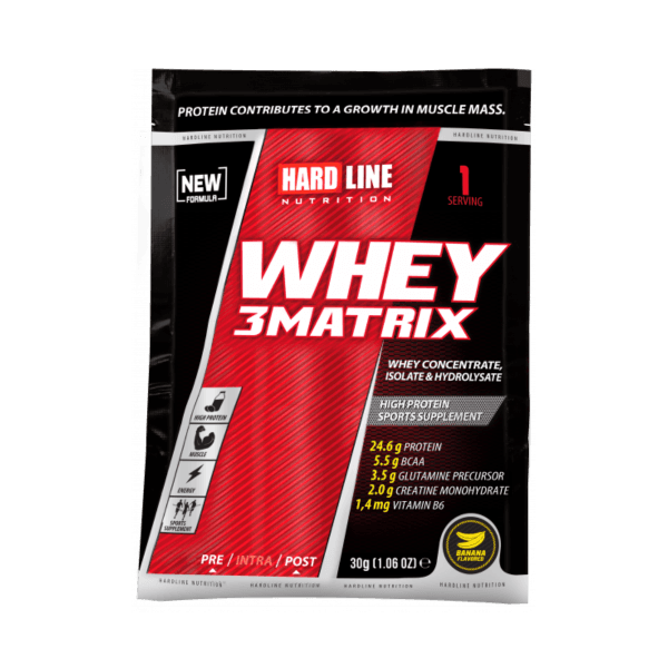 Hardline Whey 3Matrix 30 Gr Muz 1 Adet