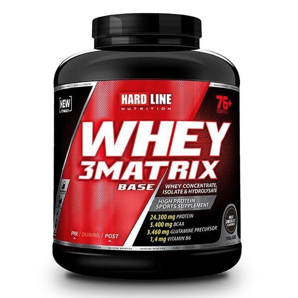 Hardline Whey 3Matrix Base Çikolata 2300 Gr