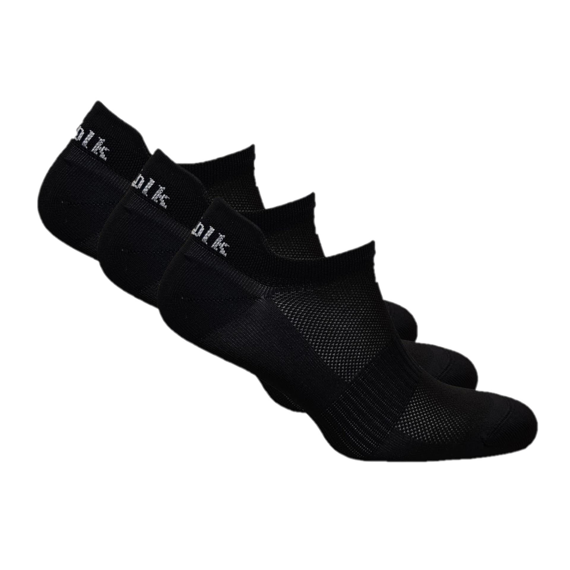 IZZY Multi-Sport Ultra Hafif Düşük Kesim Çorap 3'lü Paket Siyah