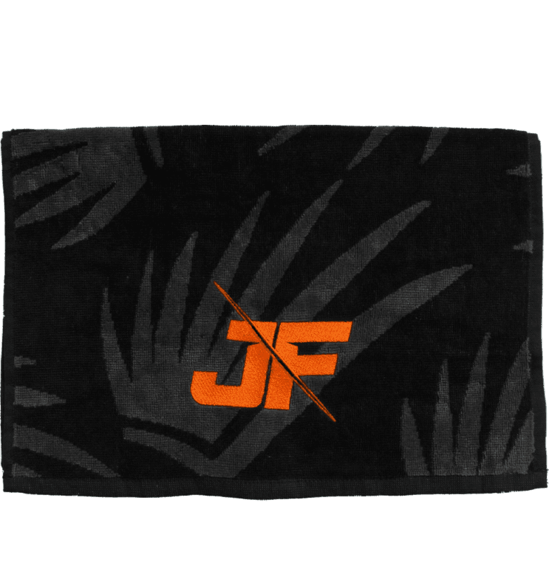 Jofit Sporcu Antrenman Havlu 38x105 cm. Siyah & Turuncu