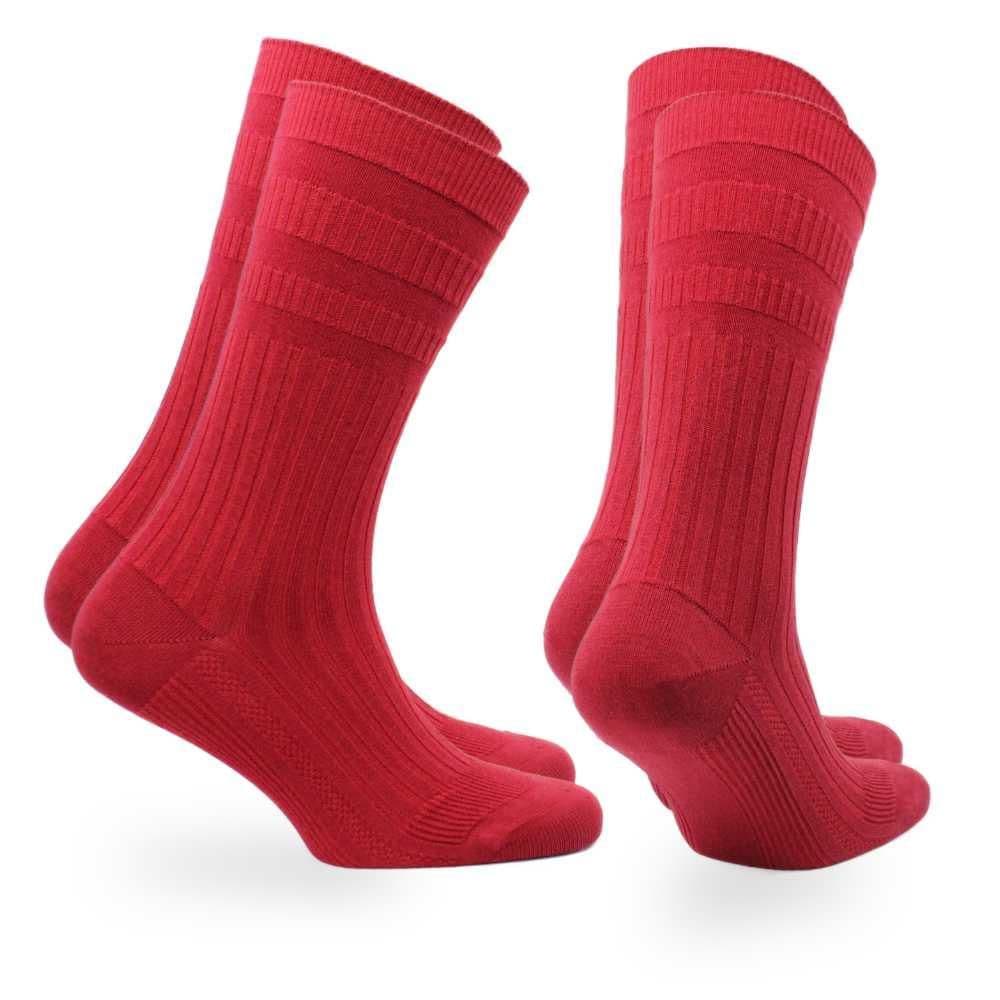JOSEPH Comfort Fit Tenderhold Pamuklu Diyabet Çorabı 2'li Paket Ateş Kırmızı