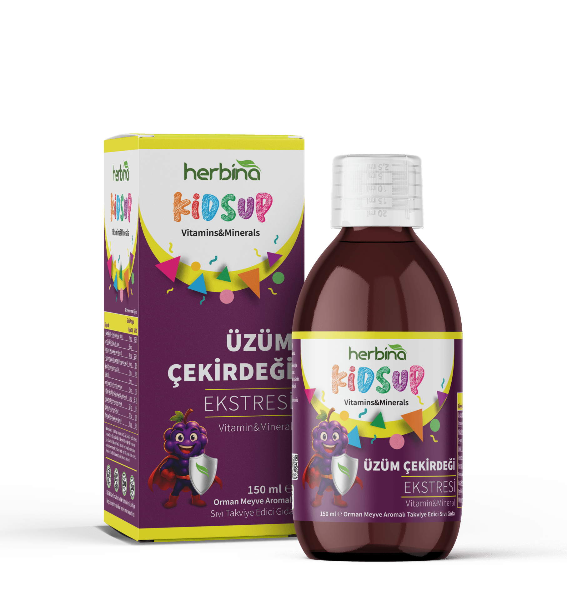 Kids Up Üzüm Çekirdeği Ekstreli Multivvitamin Çocuk Şurubu