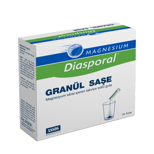 Magnesium Diasporal Granül 20 Saşe