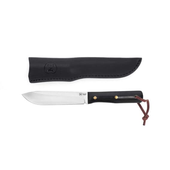 Main Knives 3000 13 Survival 7cm Bıçak, Siyah Ağaç