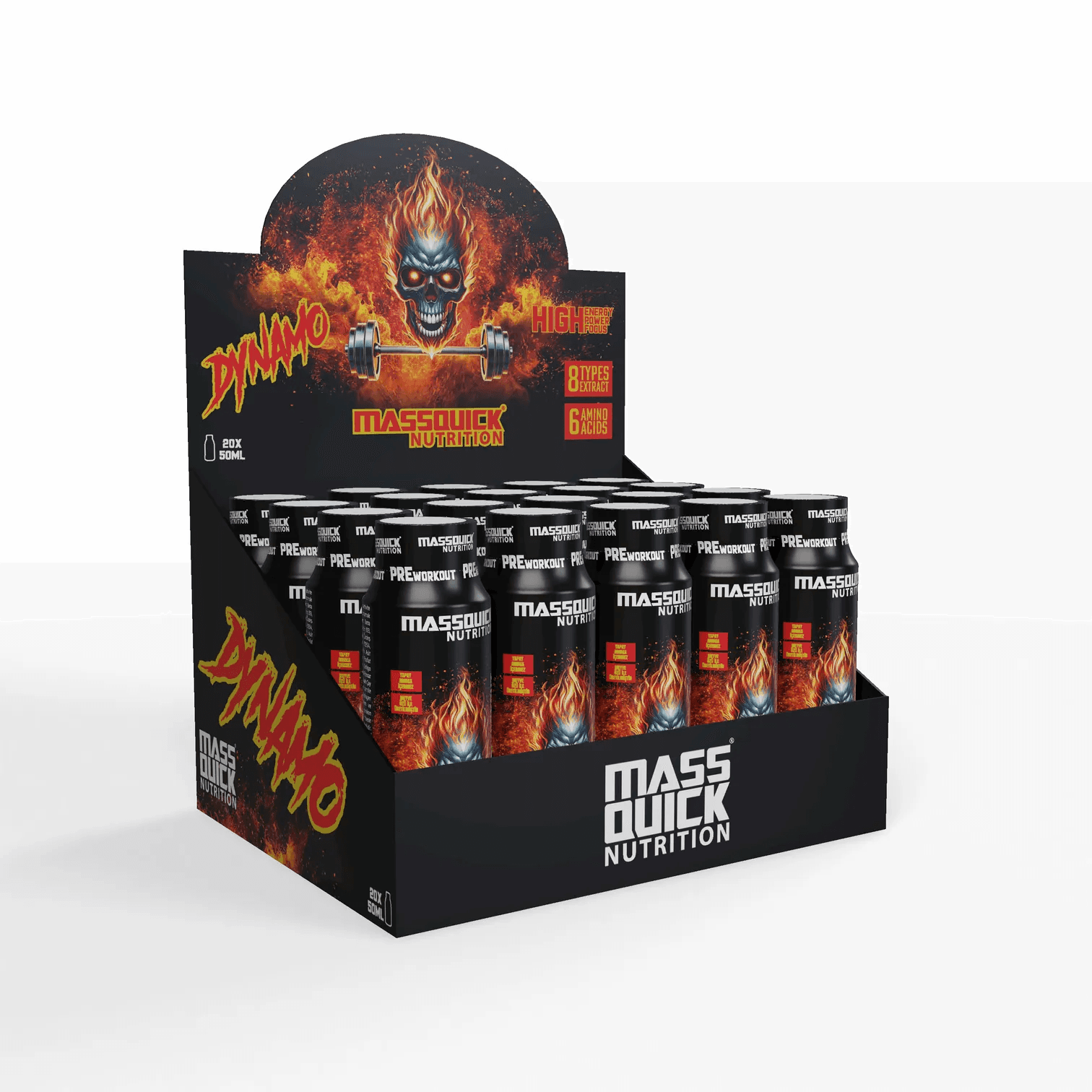 MassQuick Dynamo Pre-Workout 50 ml x 20 Shot