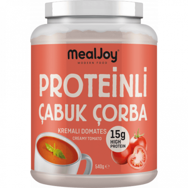 Mealjoy Proteinli Çabuk Çorba Kremalı Domates 540 gr